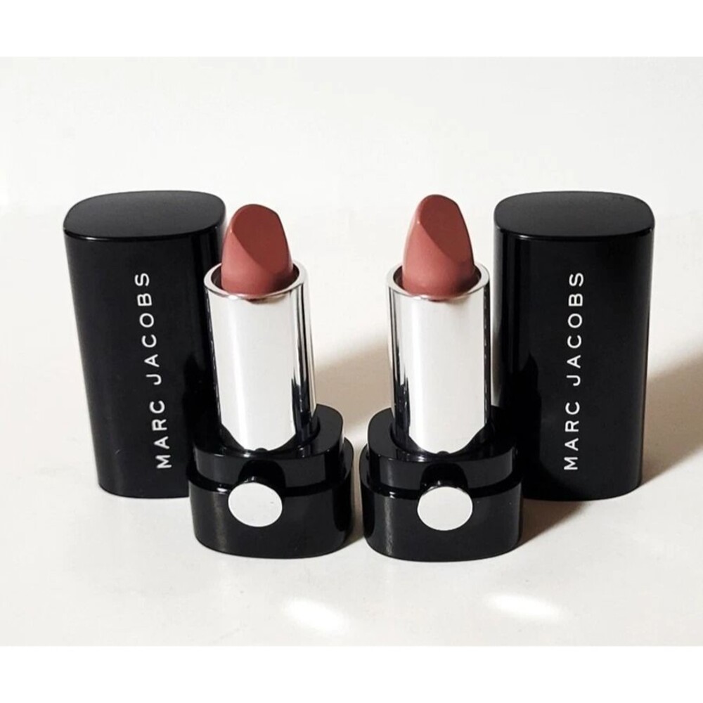 2 x Marc Jacobs LE MARC LIP CREME LIPSTICK ~ 284 CREAM AND SUGAR ~ 0.05 oz NEW